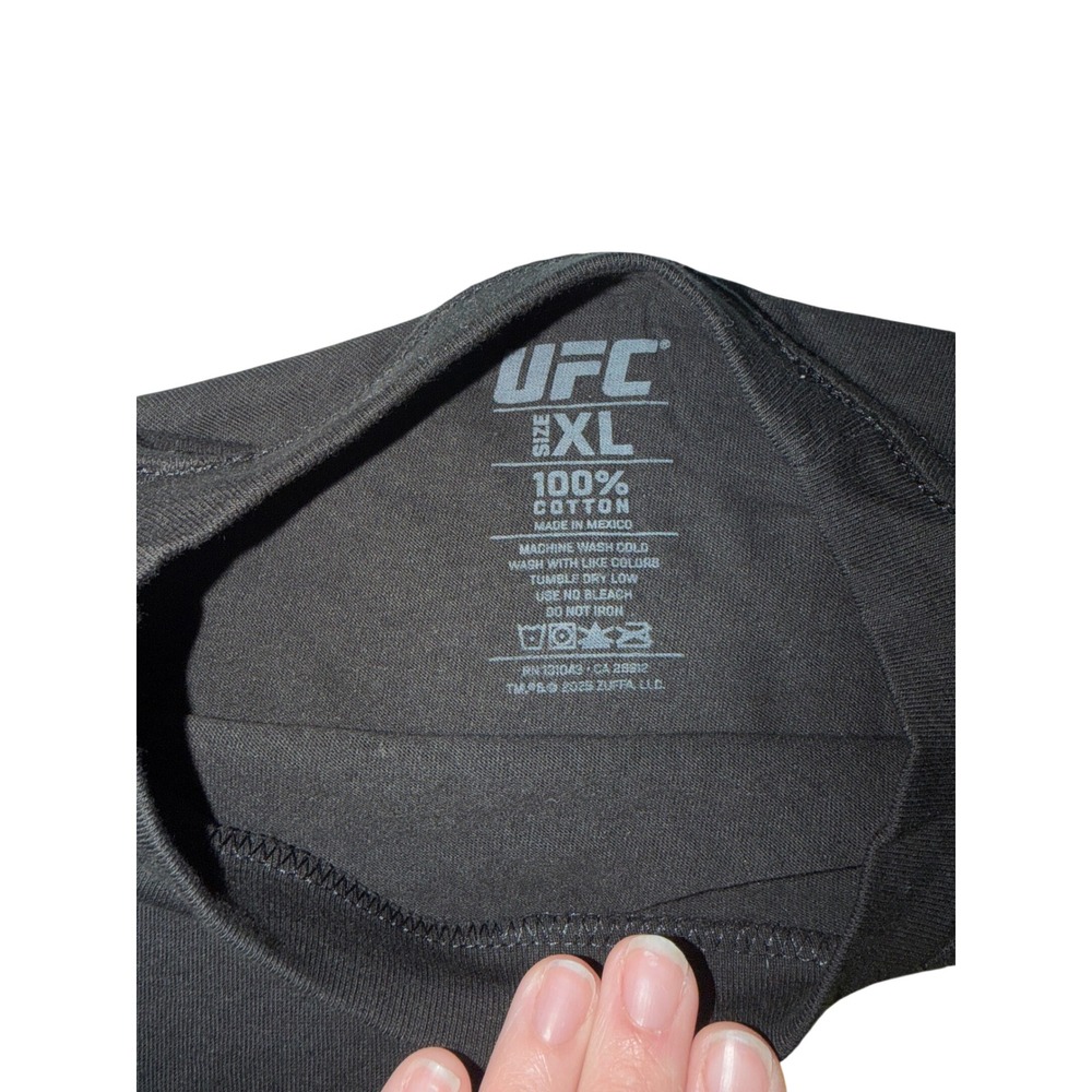 UFC T Shirt Black Newark New Jersey Event Graphic Tee Mens XL - Picture 4 of 6